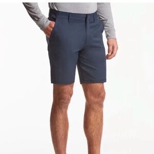 Public Rec Men’s Navy Blue Shorts Flex Stretch 36 8” Inseam Preppy Golf Coastal
